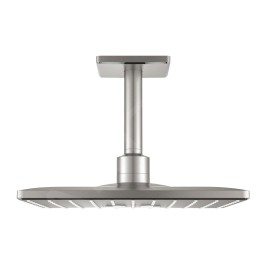 Grohe Rainshower SmartActive Cube - Douche de tête 310, bras de douche 142 mm, 2 jets, supersteel 26481DC0