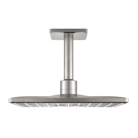 Grohe Rainshower SmartActive Cube - Douche de tête 310, bras de douche 142 mm, 2 jets, supersteel 26481DC0