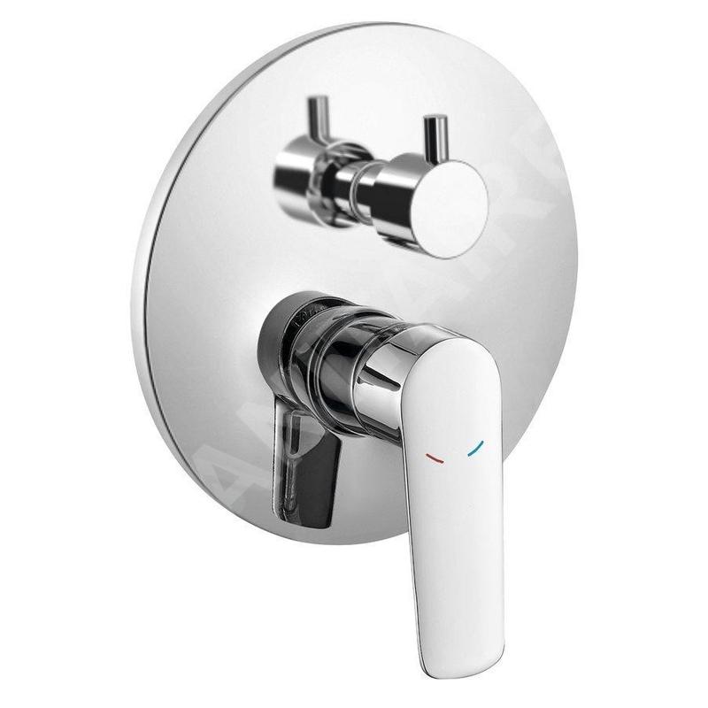 Bruckner Schmitz - Mitigeur encastrable, pour 2 sorties, chrome 863.042.1