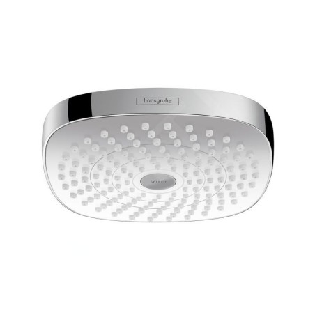 Hansgrohe Croma Select E - Douche de tête 180, 2 jets, EcoSmart 9 l/min, blanc/chrome 26528400