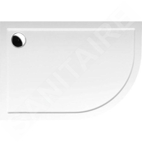 Polysan Receveurs de douche - Receveur de douche Rena L, 1200x900 mm, gauche, blanc 64611