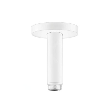 Hansgrohe Accessoires - Arrivée depuis le plafond S 100 mm, blanc mat 27393700