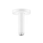 Hansgrohe Accessoires - Arrivée depuis le plafond S 100 mm, blanc mat 27393700