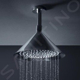 Axor Programme de douche - Douche de tête 240 2jet avec raccordement plafond et design Front, chrome 26022000