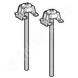 Geberit Setaplano - Kit de rallongement de pieds pour cadre de montage pour baignoire de douche Setaplano 154.036.00.1
