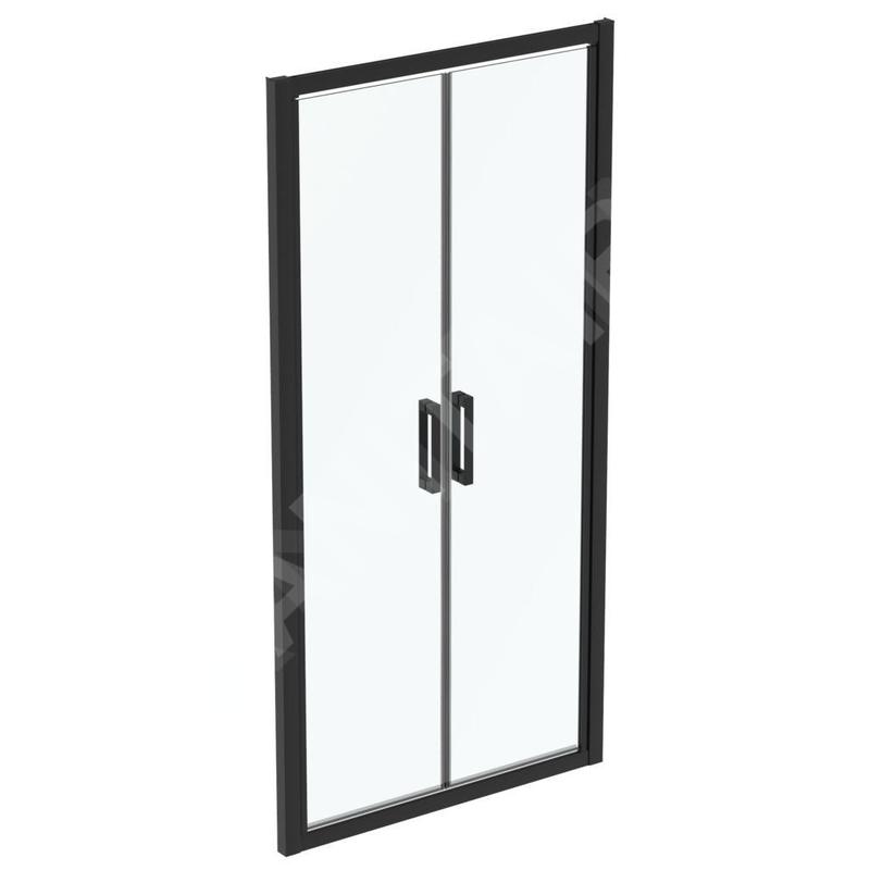 Ideal Standard Connect 2 - Porte de douche 1000 mm, noir / verre clair K9296V3