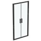Ideal Standard Connect 2 - Porte de douche 1000 mm, noir / verre clair K9296V3