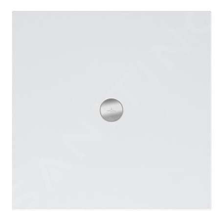Villeroy & Boch Subway Infinity - Receveur de douche 100x100 cm, Anti-Slip, blanc alpin 6228J501