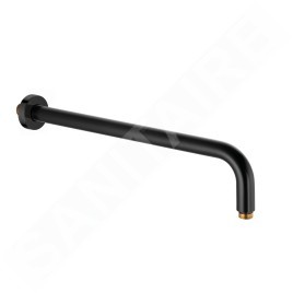 Kludi A-Qa - Bras de douche 400 mm, noir mat 6651439-00