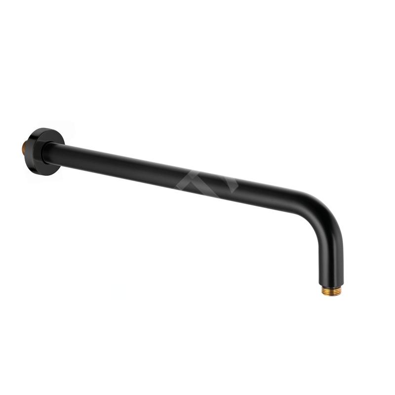 Kludi A-Qa - Bras de douche 400 mm, noir mat 6651439-00