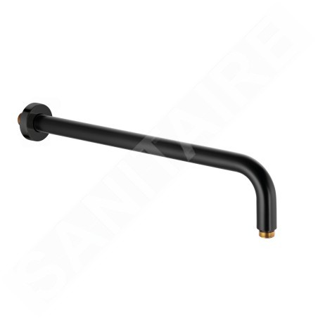 Kludi A-Qa - Bras de douche 400 mm, noir mat 6651439-00