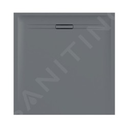 Geberit Sestra - Receveur de douche 900x900 mm, gris 550.260.00.2