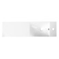 Sapho Agos - Meuble-lavabo 800x220 mm, avec trop-plein, trou pour robinet G/D, blanc AS080 Sapho Agos - Meuble-lavabo 800x220 mm, avec trop-plein, trou pour robinet G/D, blanc AS080