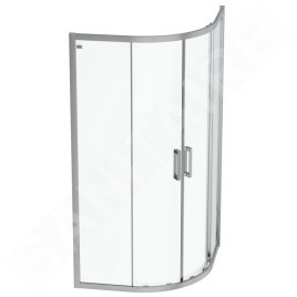 Ideal Standard Connect 2 - Cabine de douche 800x800 mm, silver bright/verre clair K9250EO