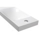 Sapho Agos - Meuble-lavabo 800x220 mm, avec trop-plein, trou pour robinet G/D, blanc AS080 Sapho Agos - Meuble-lavabo 800x220 mm, avec trop-plein, trou pour robinet G/D, blanc AS080
