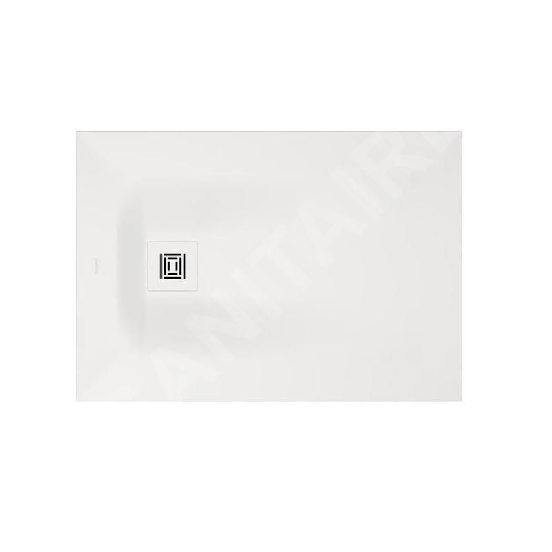 Duravit Sustano - Receveur de douche 1000x700 mm, DuraSolid, blanc mat 720272740000000