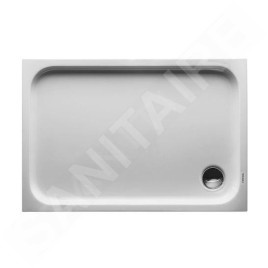 Duravit D-Code - Receveur de douche 1100x750 mm, Antislip, blanc alpin 720097000000001