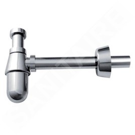 Sapho Siphones Bonomini - Siphon de lavabo Thermotrap, sortie d'évacuation 32 mm, chrome 0570EC25K7