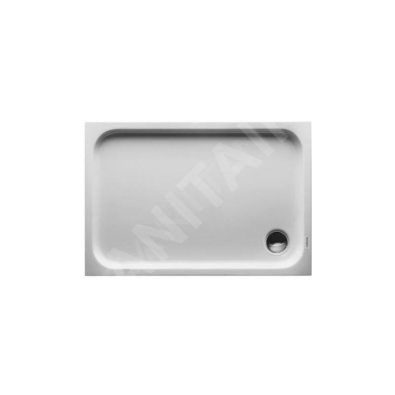Duravit D-Code - Receveur de douche 1100x750 mm, blanc alpin 720097000000000