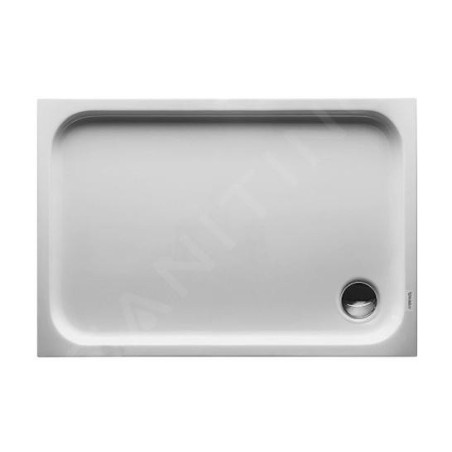 Duravit D-Code - Receveur de douche 1100x750 mm, blanc alpin 720097000000000