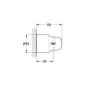 Grohe Movario - Support mural de douchette, chrome 28403000