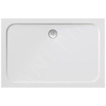 Ravak Galaxy Pro Chrome - Receveur de douche Gigant Pro-100 chrome, 1000x800 mm, blanc XA04A401010