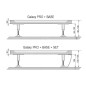 Ravak Galaxy Pro Chrome - Receveur de douche Gigant Pro-100 chrome, 1000x800 mm, blanc XA04A401010 Ravak Galaxy Pro Chrome - Receveur de douche Gigant Pro-100 chrome, 1000x800 mm, blanc XA04A401010