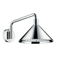 Axor Programme de douche - Douche de tête 240 2jet avec bras de douche et design Front, chrome 26021000