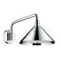 Axor Programme de douche - Douche de tête 240 2jet avec bras de douche et design Front, chrome 26021000