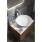 Sapho Lavabos - Lavabo Rondane, diamètre 400 mm, sans trou pour robinet, sans trop-plein, blanc AR435 Sapho Lavabos - Lavabo Rondane, diamètre 400 mm, sans trou pour robinet, sans trop-plein, blanc AR435