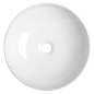 Sapho Lavabos - Lavabo Rondane, diamètre 400 mm, sans trou pour robinet, sans trop-plein, blanc AR435 Sapho Lavabos - Lavabo Rondane, diamètre 400 mm, sans trou pour robinet, sans trop-plein, blanc AR435