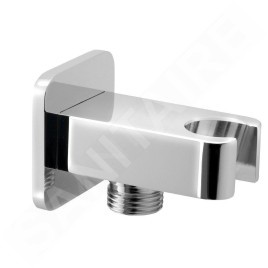 Sapho Jumper - Support de douchette avec débouché, chrome JM540