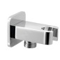 Sapho Jumper - Support de douchette avec débouché, chrome JM540
