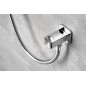 Sapho Jumper - Support de douchette avec débouché, chrome JM540