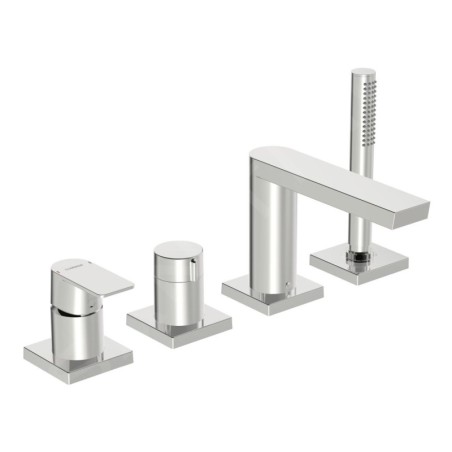Hansa Stela - Mitigeur 4 trous pour bord de baignoire, chrome 57302473