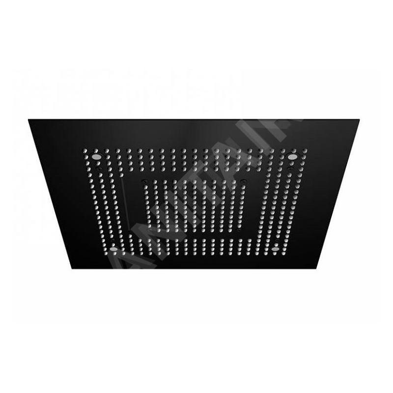Steinberg 390 - Douche de tête, 600x600 mm, 3 jets, éclairage LED, noir mat 390 6620 S