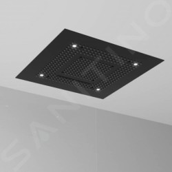 Steinberg 390 - Douche de tête, 600x600 mm, 3 jets, éclairage LED, noir mat 390 6620 S