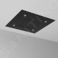 Steinberg 390 - Douche de tête, 600x600 mm, 3 jets, éclairage LED, noir mat 390 6620 S