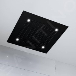Steinberg 390 - Douche de tête, 600x600 mm, 3 jets, éclairage LED, noir mat 390 6620 S