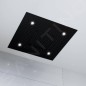 Steinberg 390 - Douche de tête, 600x600 mm, 3 jets, éclairage LED, noir mat 390 6620 S