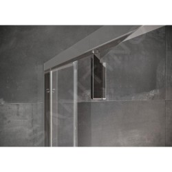 Ravak Nexty - Porte de douche pivotante 1100 mm, chrome/verre clair 03OD0C00Z1