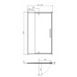 Ideal Standard i.Life - Porte de douche pivotanteante 1200 mm, silver bright / verre clair T4939EO Ideal Standard i.Life - Porte de douche pivotanteante 1200 mm, silver bright / verre clair T4939EO