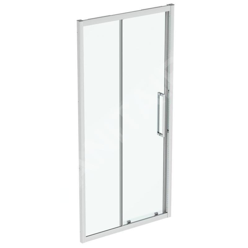 Ideal Standard i.Life - Porte de douche coulissante, deux battants, 1000 mm, silver bright / verre clair T4941EO Ideal Standard i.Life - Porte de douche coulissante, deux battants, 1000 mm, silver bright / verre clair T4941EO