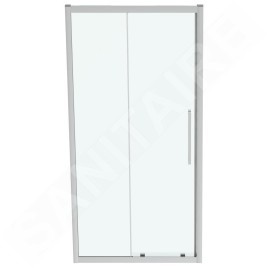 Ideal Standard i.Life - Porte de douche coulissante, deux battants, 1000 mm, silver bright / verre clair T4941EO