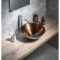 Sapho Murano - Lavabo en verre Wenge, 400x140 mm, cuivre/argent AL5318-66 Sapho Murano - Lavabo en verre Wenge, 400x140 mm, cuivre/argent AL5318-66