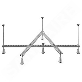 Polysan Accessoires - Structure de support pour receveur de douche Selma, 900 x 900 mm FR3596