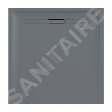 Geberit Sestra - Receveur de douche 800x800 mm, gris 550.291.00.2