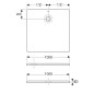 Geberit Olona - Receveur de douche 1000x1000 mm, blanc 550.752.00.1 Geberit Olona - Receveur de douche 1000x1000 mm, blanc 550.752.00.1