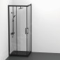 Ideal Standard Connect 2 - Porte de douche coulissante, 2 battants, 800 mm, noir / verre clair K9259V3 Ideal Standard Connect 2 - Porte de douche coulissante, 2 battants, 800 mm, noir / verre clair K9259V3