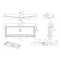 Sapho Orinoko - Lavabo 1000x420 mm, marbre coulé, blanc OR100 Sapho Orinoko - Lavabo 1000x420 mm, marbre coulé, blanc OR100